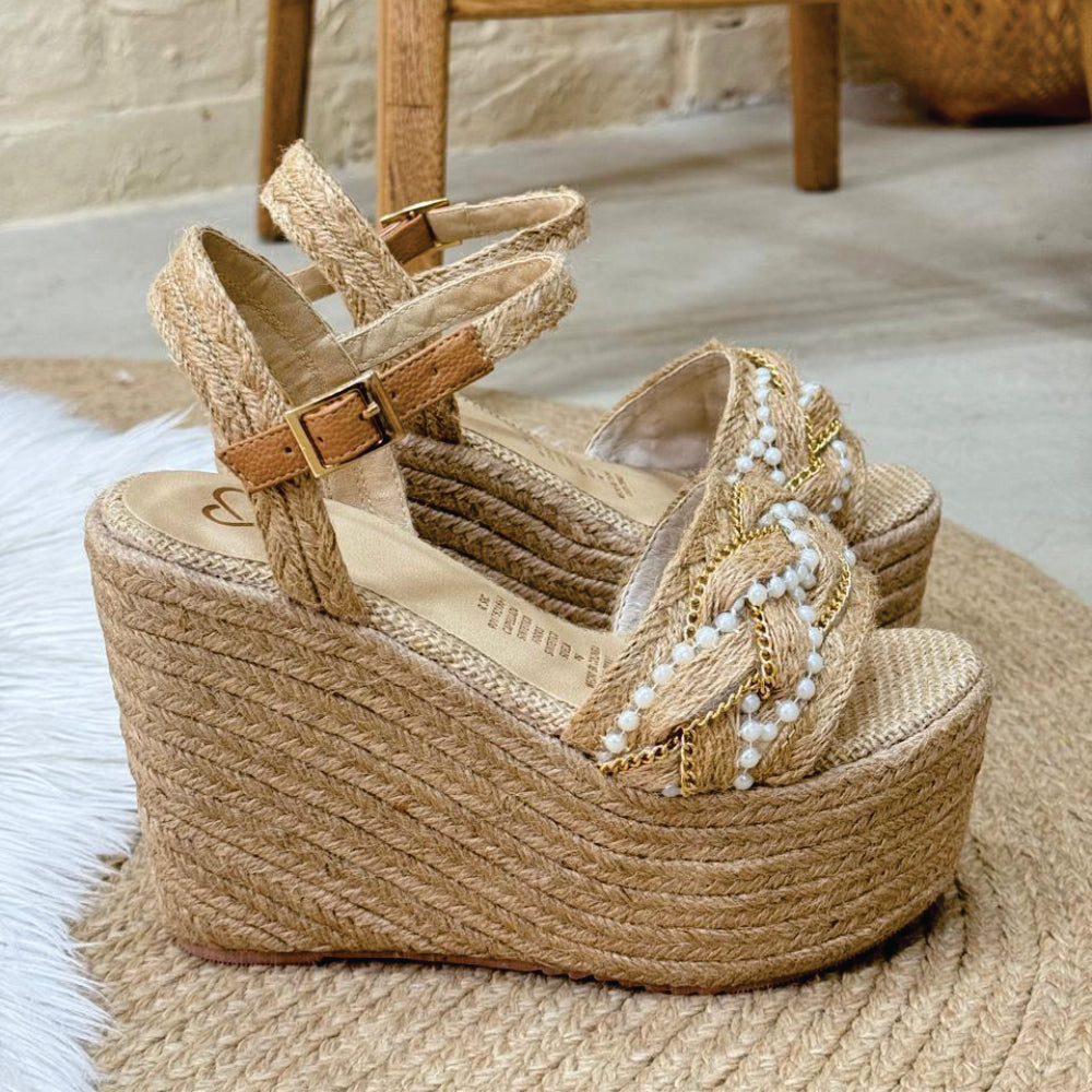 SANDALIA PLATAFORMA EN YUTE THALIA