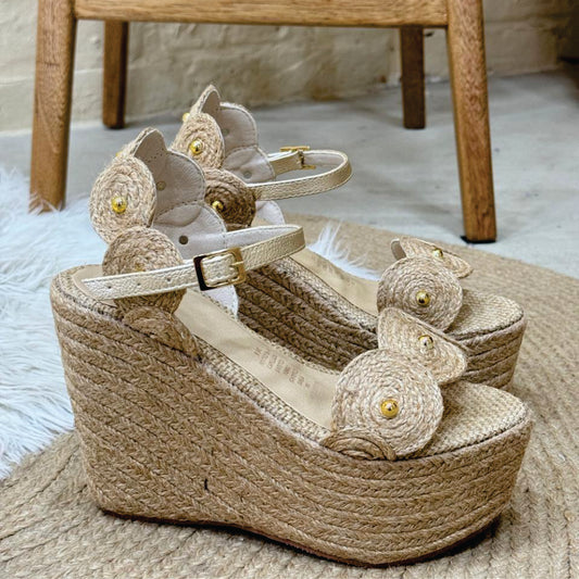 SANDALIA PLATAFORMA EN YUTE IVY