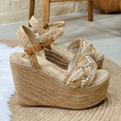 SANDALIA PLATAFORMA EN YUTE THALIA